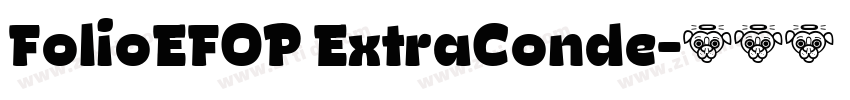 FolioEFOP ExtraConde字体转换